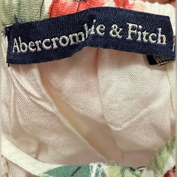Abercrombie & Fitch Tie Waist Floral Dress NWT Size Small T - Picture 11 of 16